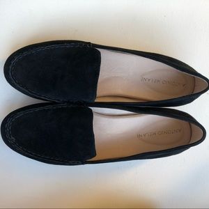 Antonio Melani Flat - New - Black Kid Suede